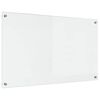 vidaXL Salpicadero de cocina Transparente 100 x 60 cm vidrio templado