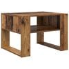 vidaXL Mesa de Caf&eacute; Madera vieja 66 x 53 x 45 cm Madera de ingenier&iacute;a