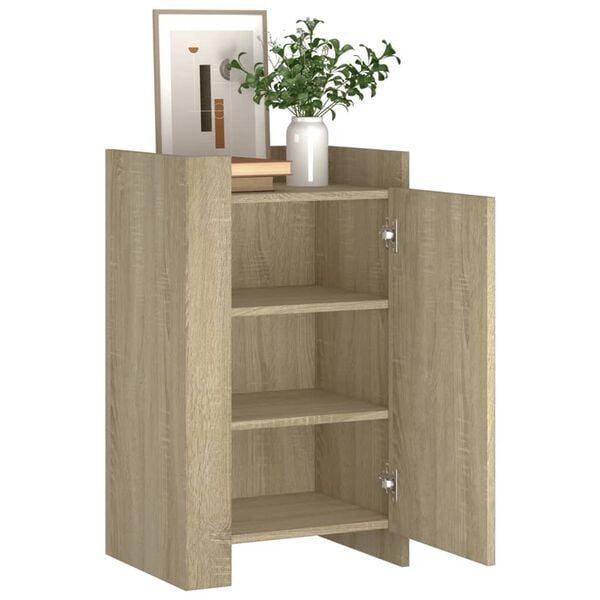 vidaXL Aparador madera de ingeniería roble Sonoma 45x35x75 cm