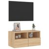 vidaXL Mueble de TV de pared madera ingenier&iacute;a roble Sonoma 60x30x30cm