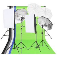 vidaXL Kit de iluminación para estudio fotográfico
