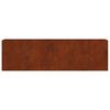 vidaXL Jardinera acero corten 280x40x80 cm