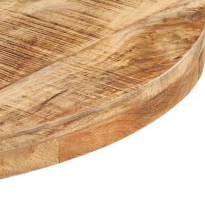 vidaXL Mesa de bistró redonda madera de mango rugosa Ø50x75 cm