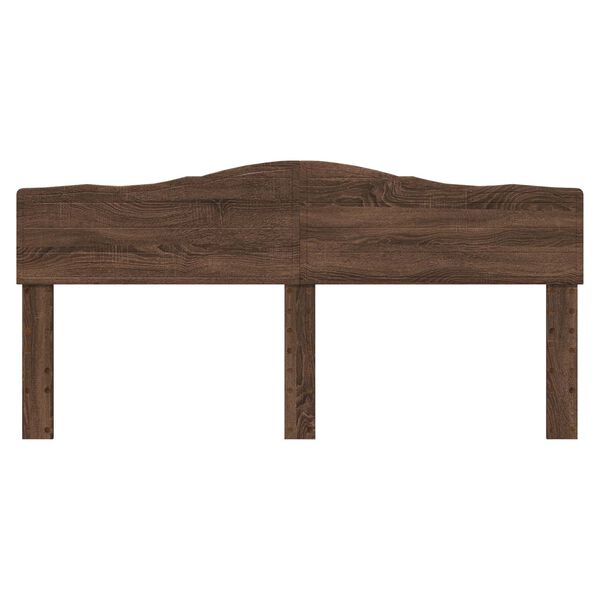 vidaXL Cabecero Roble Marr&oacute;n 200 cm Madera contrachapada