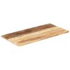 vidaXL Tablero de mesa madera maciza de mango 25-27 mm 100x60 cm
