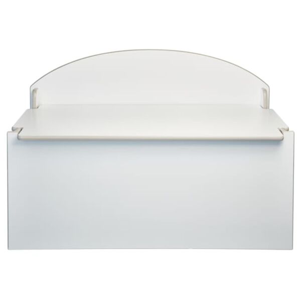 Worlds Apart Ba&uacute;l para juguetes de madera blanco 45x70x35 cm