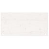 vidaXL Tablero de escritorio madera maciza pino blanco 110x60x2,5 cm