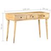 vidaXL Mesa consola de madera maciza de mango 120x50x78 cm