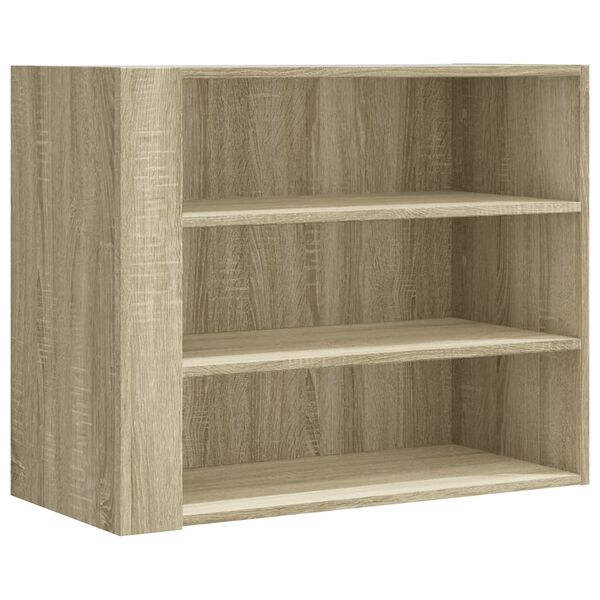 vidaXL Armario de pared madera de ingeniería roble Sonoma 75x35x60 cm