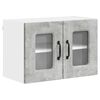vidaXL Mueble de Cocina Kalmar 2 pcs Gris Concreto 60 x 31 x 40 cm
