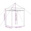 vidaXL Tienda de fiesta plegable Pop-Up burdeos 200x200x306 cm