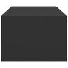 vidaXL Mesa de centro madera contrachapada negro 100x50,5x35 cm