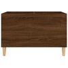 vidaXL Mueble discos madera contrachapada roble marrón 74,5x38x48 cm