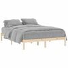 vidaXL Estructura de cama sin colch&oacute;n madera maciza de pino 152x203 cm