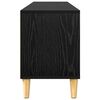 vidaXL Gabinete de TV con caj&oacute;n Roble Negro 150 x 30 x 45 cm