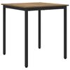 vidaXL Mesas de comedor 70 x 70 x 75 cm Madera de ingenier&iacute;a Cuadrado