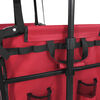 vidaXL Carro de Mano Plegable Rojo 105 x 56.5 x 116 cm Tela Oxford