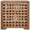 vidaXL Caja para cuerdas de madera maciza de teca 80x40x40 cm