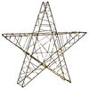 vidaXL Estrella de Navidad 3D 120 LED Blanco C&aacute;lido 55 x 53,5 x 10 cm