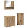 vidaXL Juego de muebles de ba&ntilde;o 3 uds. Roble artisan 61 x 35 x 64 cm
