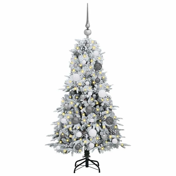 vidaXL &Aacute;rbol de Navidad artificial con ramas articuladas 120 cm