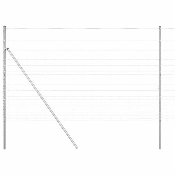 vidaXL Poste de Valla Galvanizado 25 x 1,5 m Acero