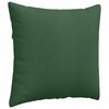 vidaXL Cojines de sof&aacute; 2 pcs Verde oscuro 45 x 45 cm Tela de pana