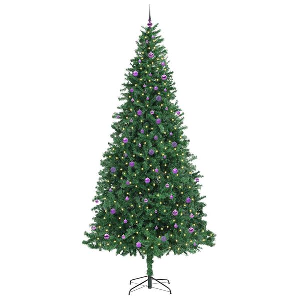 vidaXL &Aacute;rbol de Navidad artificial Verde 300 cm PVC, Metal y Pl&aacute;stico