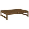 vidaXL Taburete de jard&iacute;n madera maciza de pino marr&oacute;n miel 120x80 cm