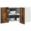 vidaXL Mueble colgante Roble Ahumado y 57 x 57 x 40 cm