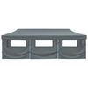 vidaXL Carpa de fiestas pop-up plegable con 8 paredes antracita 870x291x315 cm
