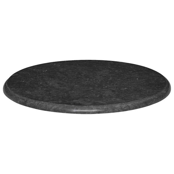vidaXL Tablero para mesa m&aacute;rmol negro &Oslash;60x2,5 cm