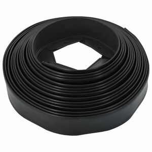vidaXL Borduras para c&eacute;sped Negro 5000 x 4 x 5 cm Pl&aacute;stico