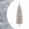 vidaXL &Aacute;rbol de Navidad artificial estrecho con bolas 180 cm 300 LED