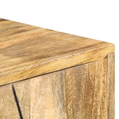 vidaXL Aparador de madera maciza de mango 118x30x75 cm