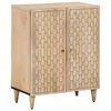 vidaXL Armario auxiliar madera maciza de mango 60x33x75 cm