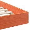 vidaXL Estructura de cama Marrón cera 80 x 210 cm