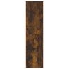 vidaXL Mueble para TV de pared color roble ahumado 30,5x30x110 cm