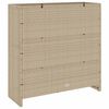 vidaXL Armario de almacenamiento Beige 100 x 36 x 102 cm Ratán
