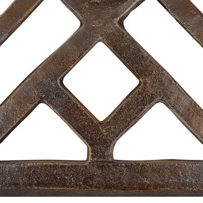 vidaXL Base de sombrilla de hierro fundido bronce 44x44x31 cm