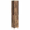 vidaXL Juego de armarios 2 pcs 33 x 34,5 x 90 cm Madera de ingenier&iacute;a