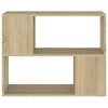 vidaXL Mueble para TV madera contrachapada roble Sonoma 80x24x63 cm