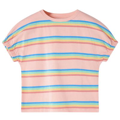 Camiseta infantil color melocotón 92