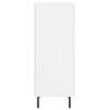 vidaXL Aparador madera de ingenier&iacute;a blanco 34,5x34x90 cm