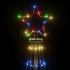 vidaXL &Aacute;rbol de Navidad c&oacute;nico 310 LED de colores 100x300 cm