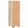 vidaXL Gabinete de Ba&ntilde;o con puerta Roble Sonoma 30 x 35 x 95 cm