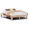 vidaXL Estructura de cama sin colch&oacute;n madera de pino blanco 150x200 cm