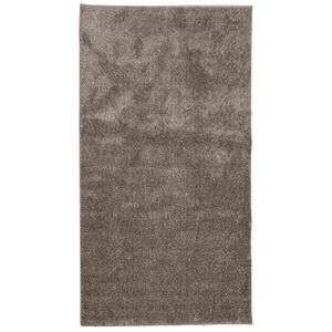 vidaXL Alfombra pelo largo aspecto brillante ISTAN gris 80x150 cm