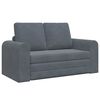 vidaXL Sofá cama Gris oscuro 148 x 71 x 83 cm Terciopelo