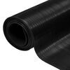 vidaXL Alfombra para el suelo Negro 1 x 2 m Goma